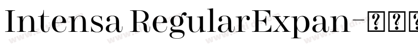 Intensa RegularExpan字体转换